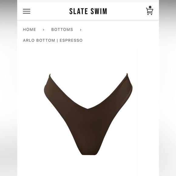 Slate Swim Arlo Bottom Expresso S - Picture 1 of 8